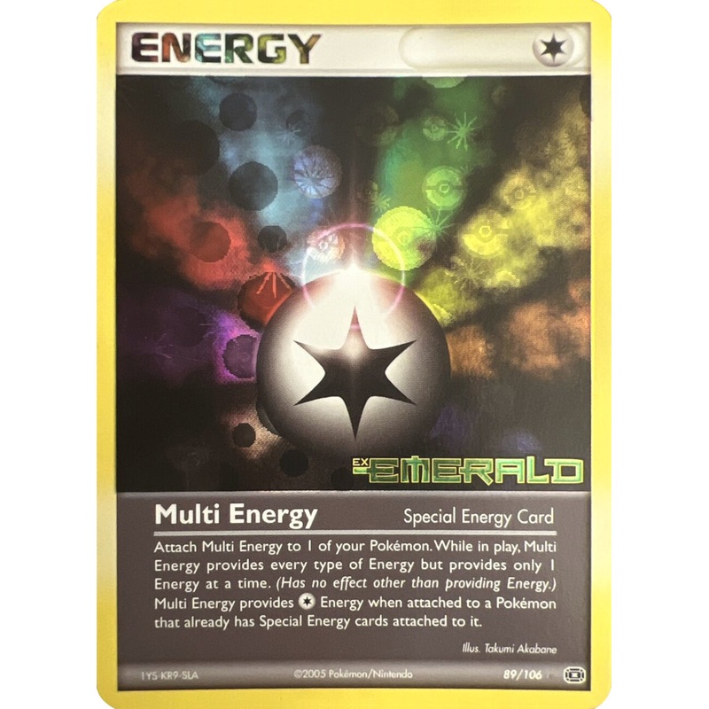Multi Energy (89/106) (Stamped) [EX: Emerald]
