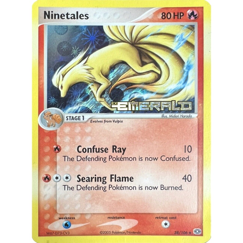 Ninetales (38/106) (Stamped) [EX: Emerald]