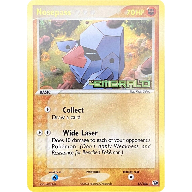 Nosepass (17/106) (Stamped) [EX: Emerald]