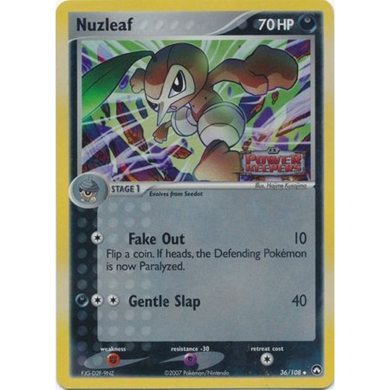 Nuzleaf (36/108) (Stamped) [EX: Power Keepers]