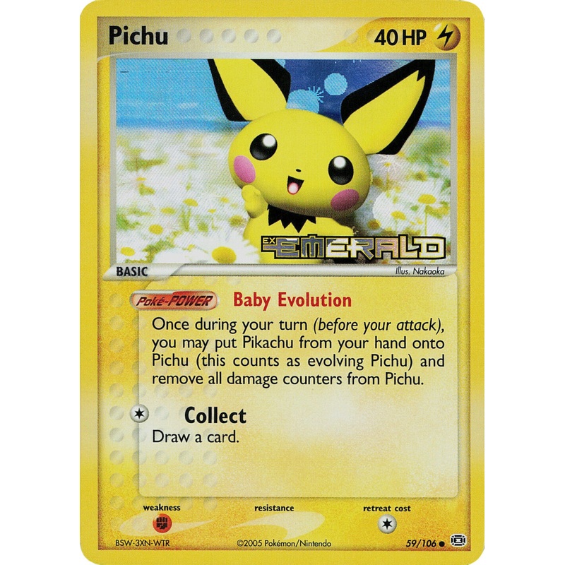 Pichu (59/106) (Stamped) [EX: Emerald]