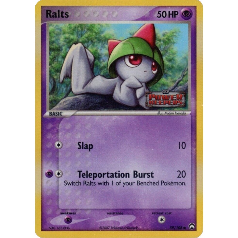 Ralts (59/108) (Stamped) [EX: Power Keepers]
