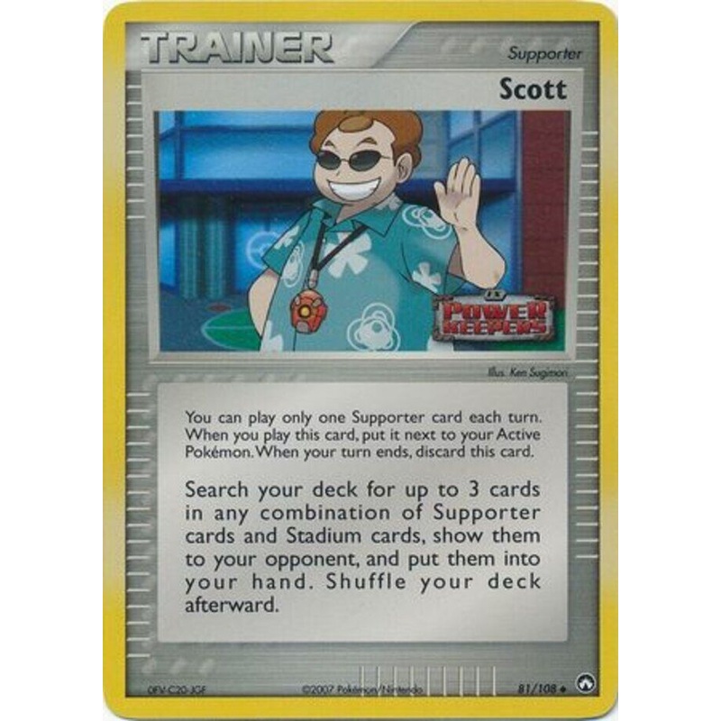 Scott (81/108) (Stamped) [EX: Power Keepers]