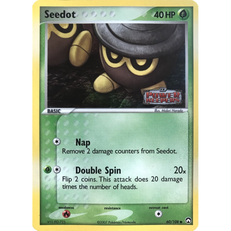 Seedot (60/108) (Stamped) [EX: Power Keepers]