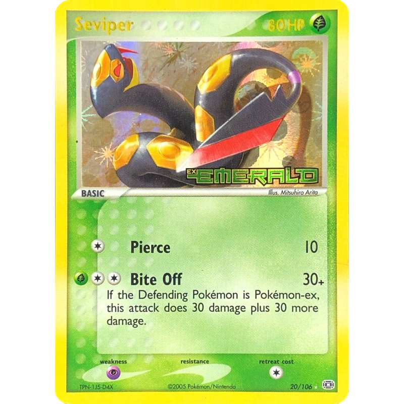 Seviper (20/106) (Stamped) [EX: Emerald]