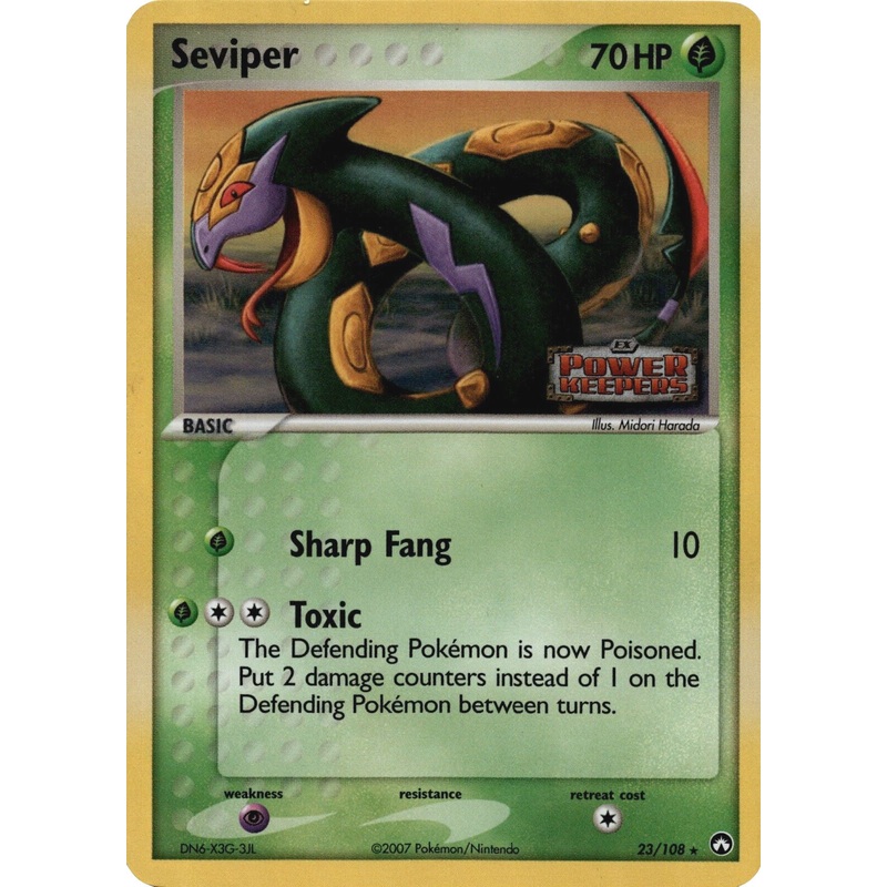 Seviper (23/108) (Stamped) [EX: Power Keepers]