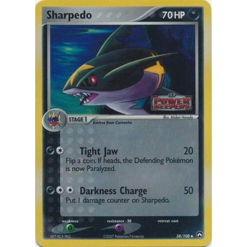 Sharpedo (38/108) (Stamped) [EX: Power Keepers]