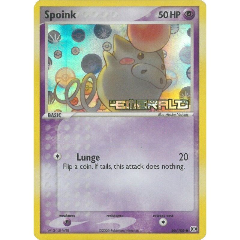 Spoink (66/106) (Stamped) [EX: Emerald]