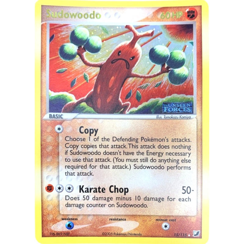 Sudowoodo (15/115) (Stamped) [EX: Unseen Forces]