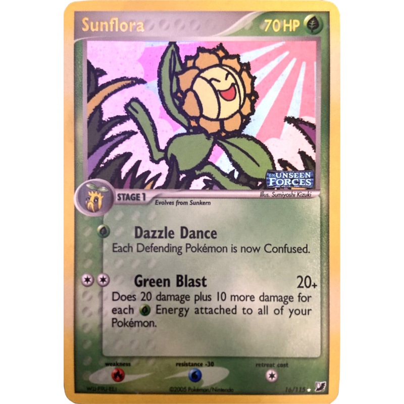 Sunflora (16/115) (Stamped) [EX: Unseen Forces]