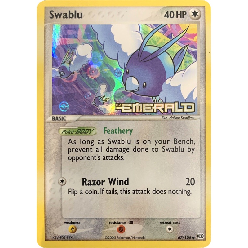 Swablu (67/106) (Stamped) [EX: Emerald]