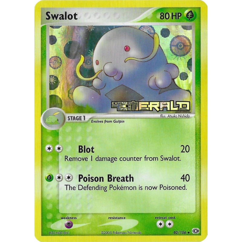 Swalot (40/106) (Stamped) [EX: Emerald]