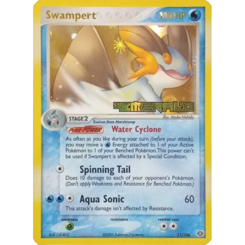 Swampert (11/106) (Stamped) [EX: Emerald]