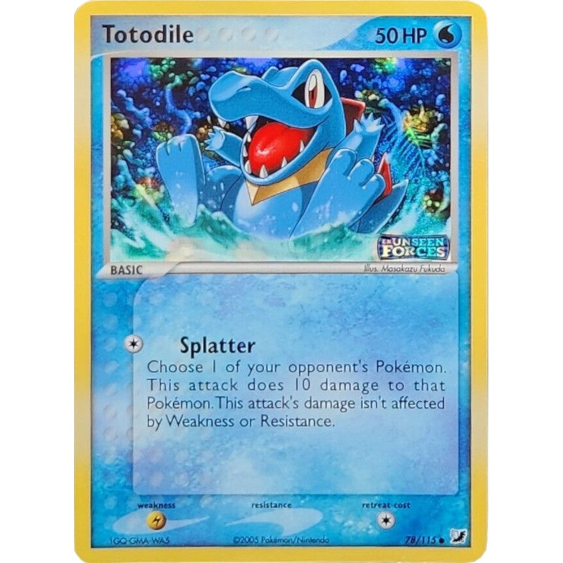Totodile (78/115) (Stamped) [EX: Unseen Forces]
