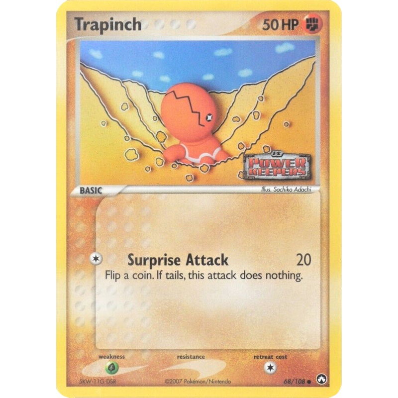 Trapinch (68/108) (Stamped) [EX: Power Keepers]