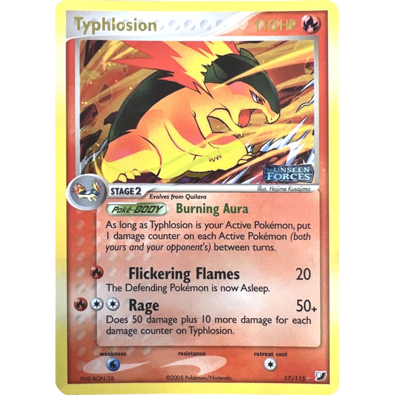 Typhlosion (17/115) (Stamped) [EX: Unseen Forces]