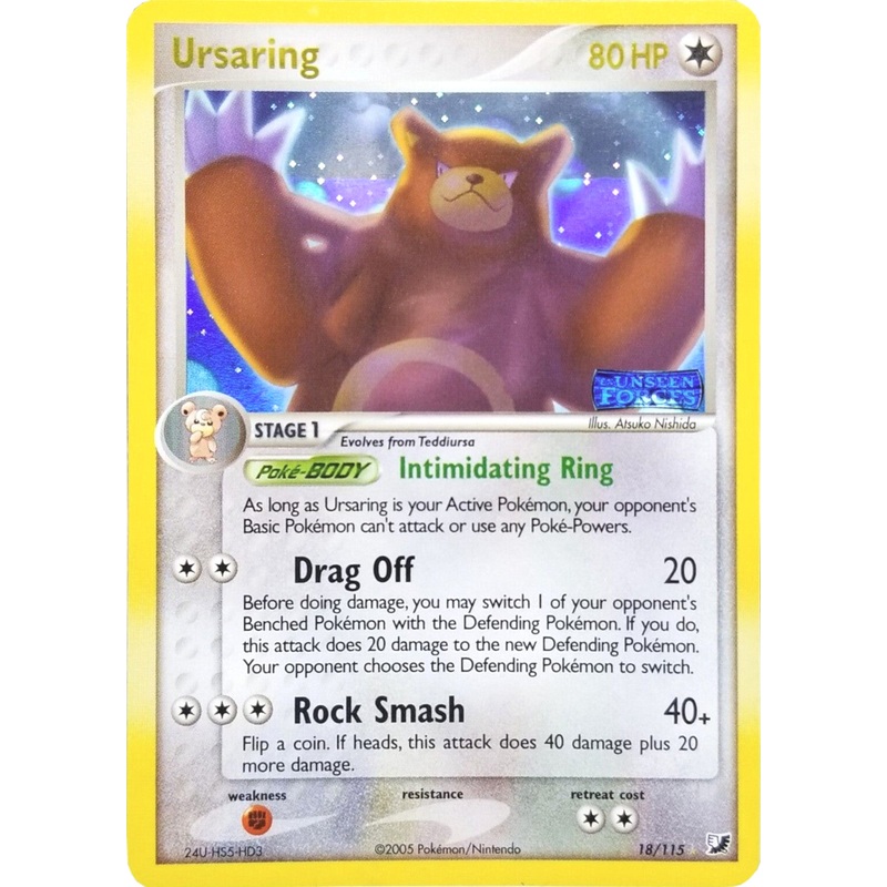 Ursaring (18/115) (Stamped) [EX: Unseen Forces]