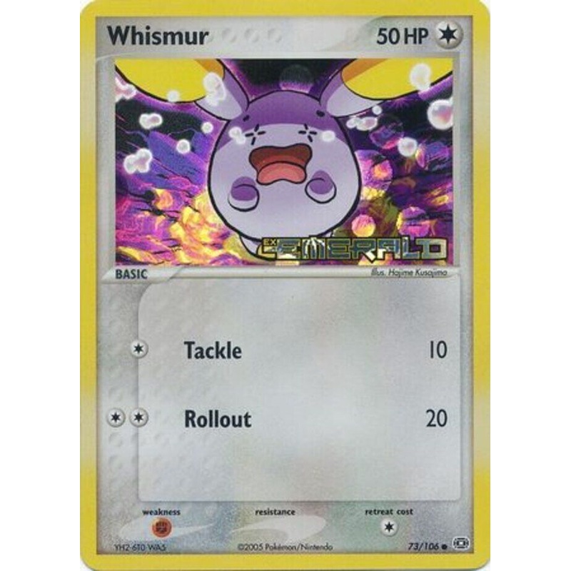 Whismur (73/106) (Stamped) [EX: Emerald]