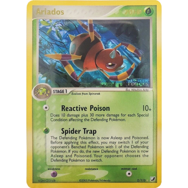 Ariados (2/115) (Stamped) [EX: Unseen Forces]