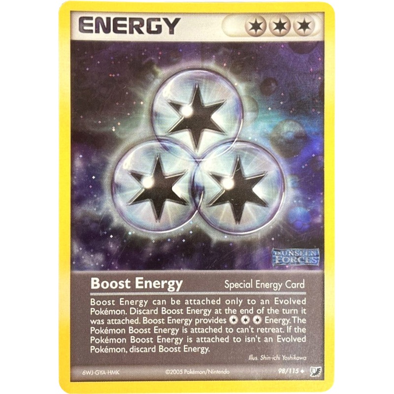 Boost Energy (98/115) (Stamped) [EX: Unseen Forces]