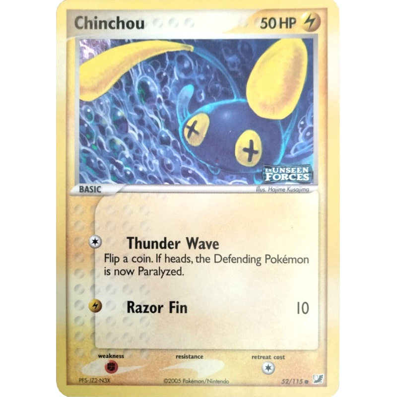 Chinchou (52/115) (Stamped) [EX: Unseen Forces]