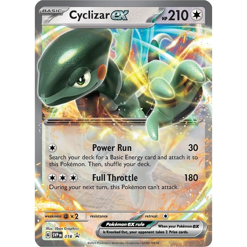 Cyclizar ex (018) (Jumbo Card) [Scarlet & Violet: Black Star Promos]