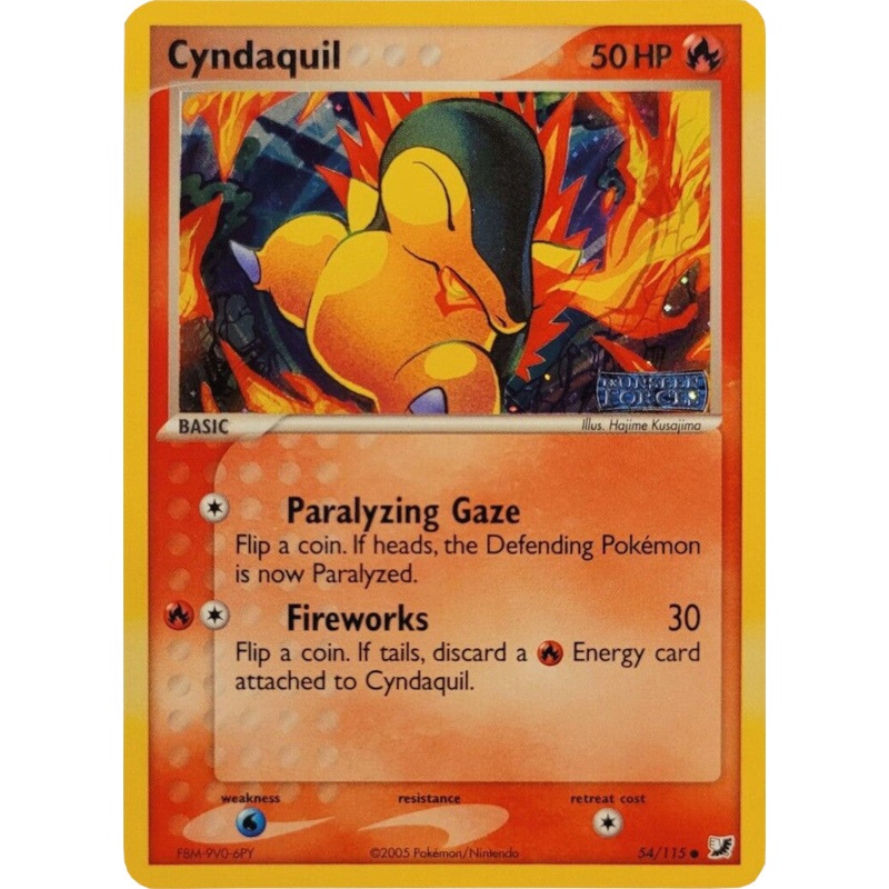 Cyndaquil (54/115) (Stamped) [EX: Unseen Forces]