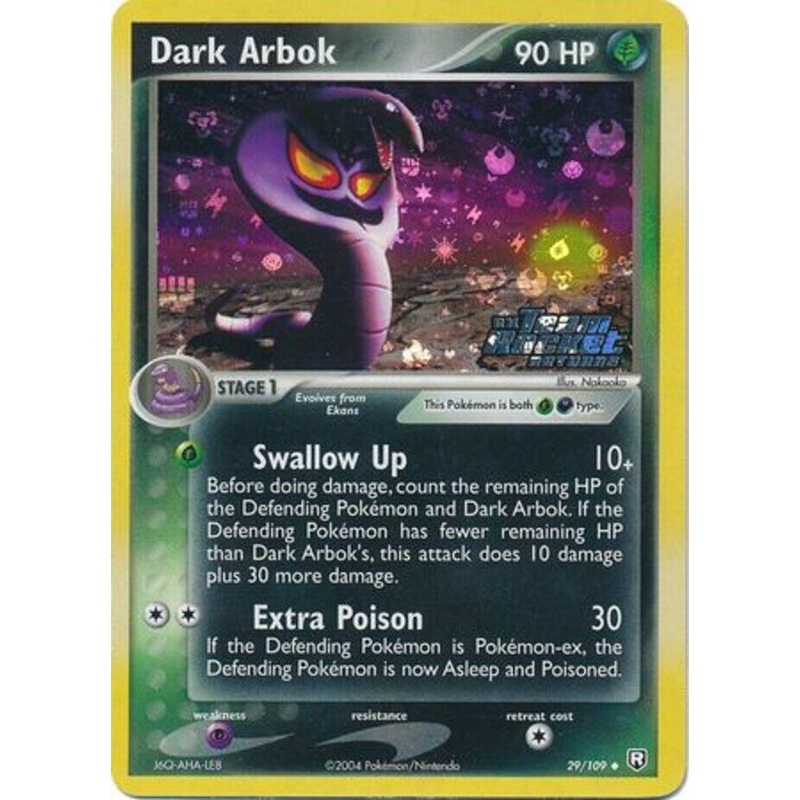 Dark Arbok (29/109) (Stamped) [EX: Team Rocket Returns]