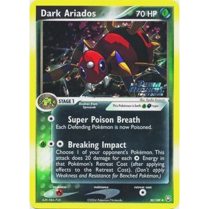Dark Ariados (30/109) (Stamped) [EX: Team Rocket Returns]