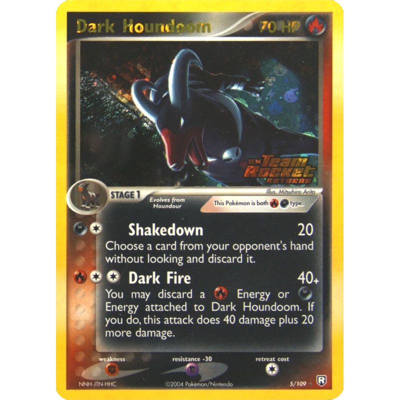 Dark Houndoom (5/109) (Stamped) [EX: Team Rocket Returns]
