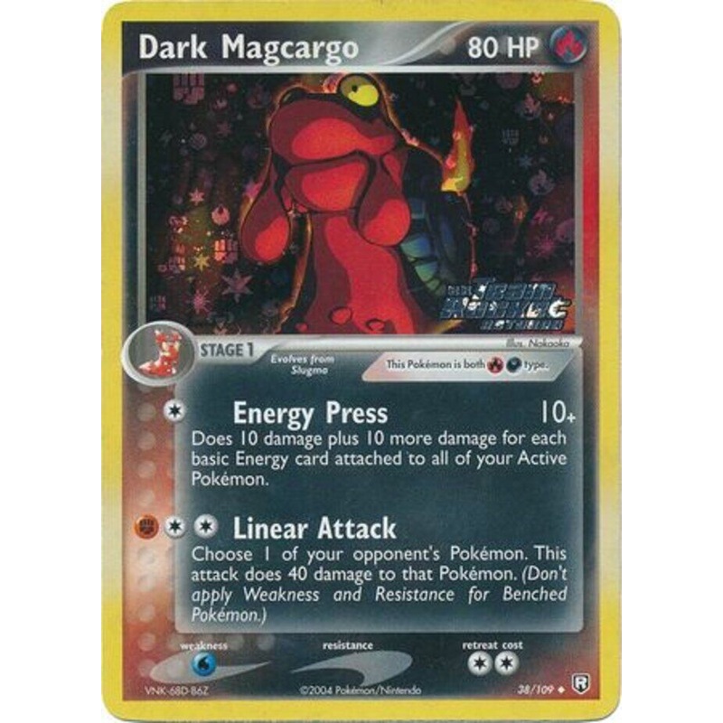 Dark Magcargo (38/109) (Stamped) [EX: Team Rocket Returns]
