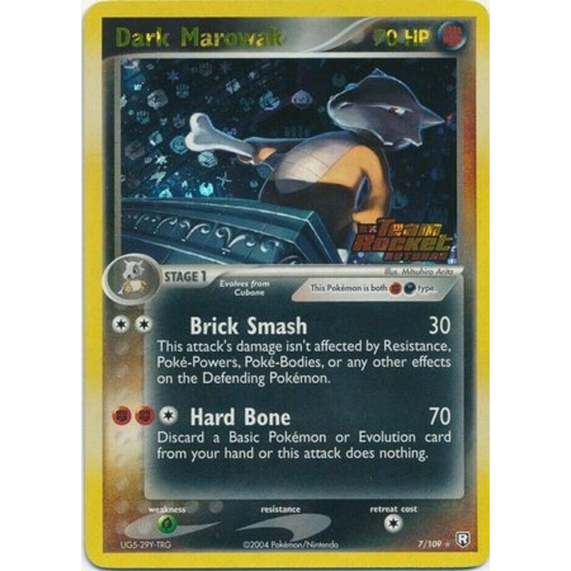 Dark Marowak (7/109) (Stamped) [EX: Team Rocket Returns]
