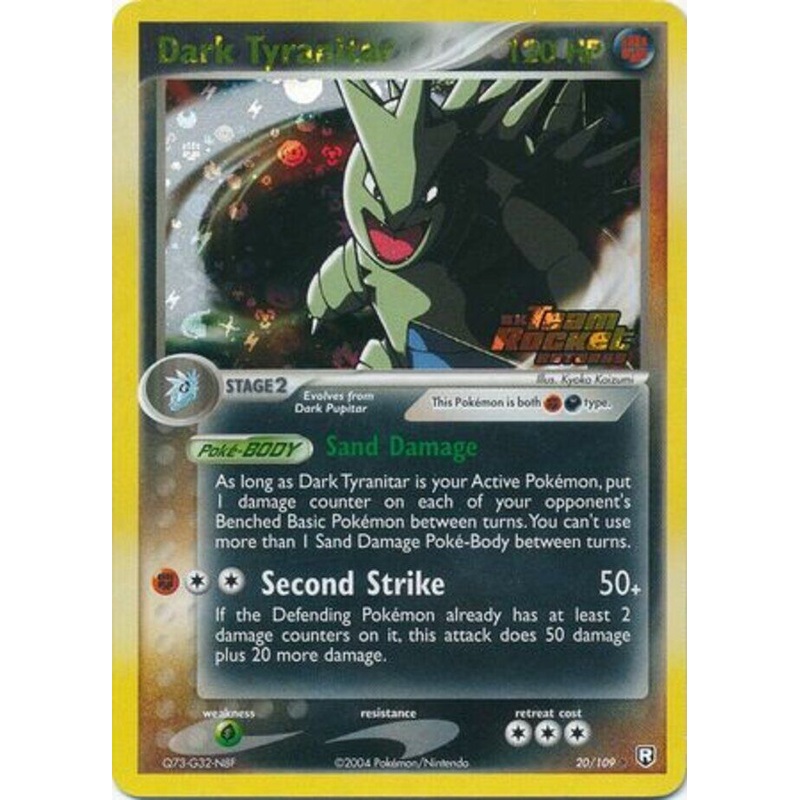 Dark Tyranitar (20/109) (Stamped) [EX: Team Rocket Returns]