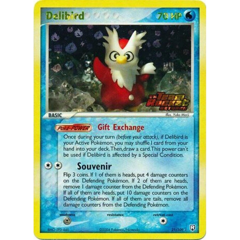 Delibird (21/109) (Stamped) [EX: Team Rocket Returns]