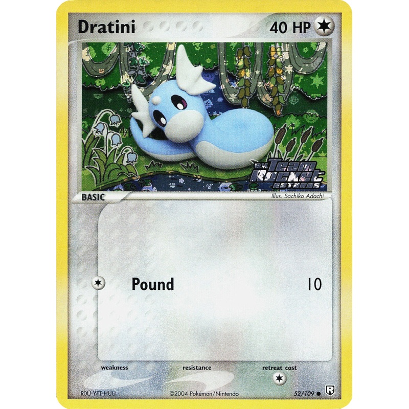 Dratini (52/109) (Stamped) [EX: Team Rocket Returns]