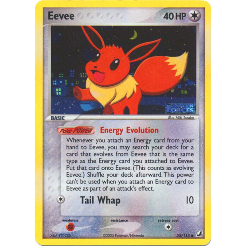 Eevee (55/115) (Stamped) [EX: Unseen Forces]