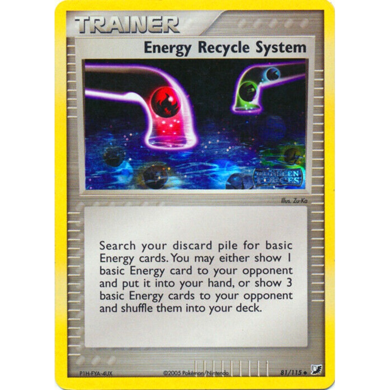 Energy Recycle System (81/115) (Stamped) [EX: Unseen Forces]
