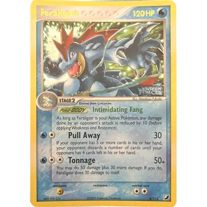 Feraligatr (4/115) (Stamped) [EX: Unseen Forces]