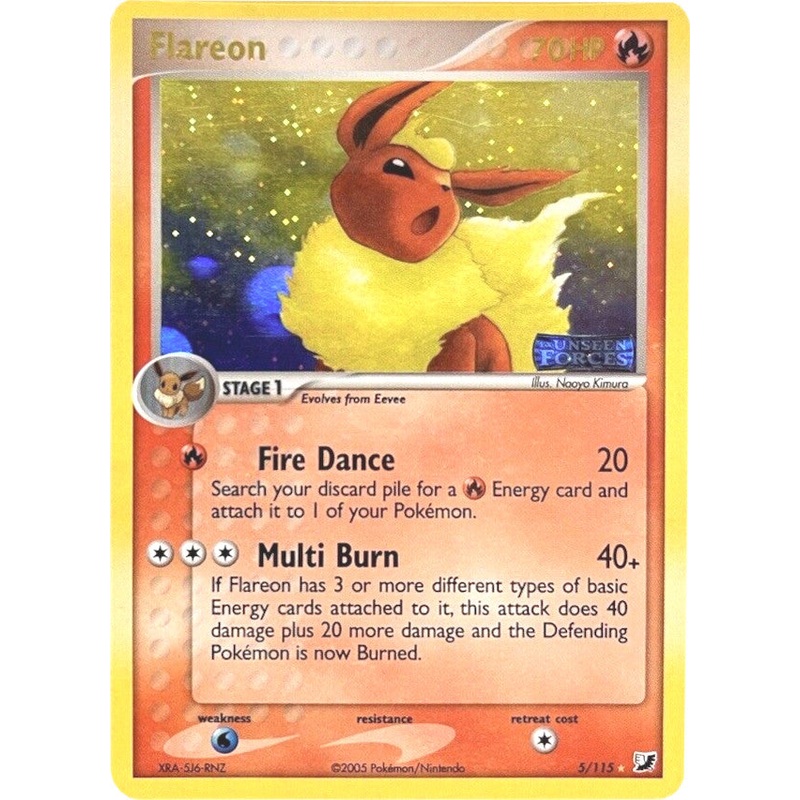 Flareon (5/115) (Stamped) [EX: Unseen Forces]