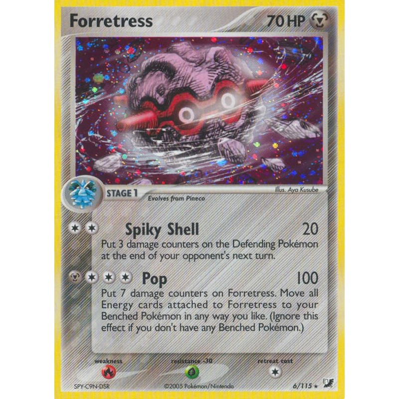 Forretress (6/115) [EX: Unseen Forces]
