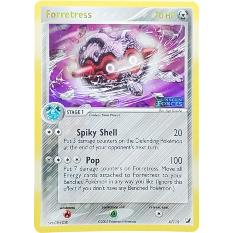 Forretress (6/115) (Stamped) [EX: Unseen Forces]
