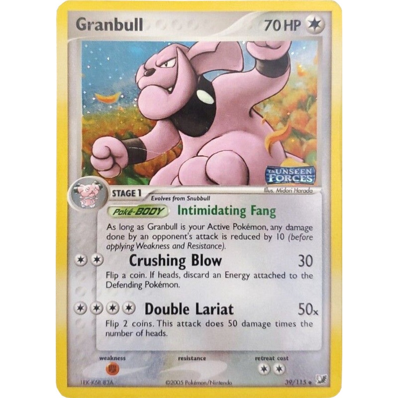 Granbull (39/115) (Stamped) [EX: Unseen Forces]