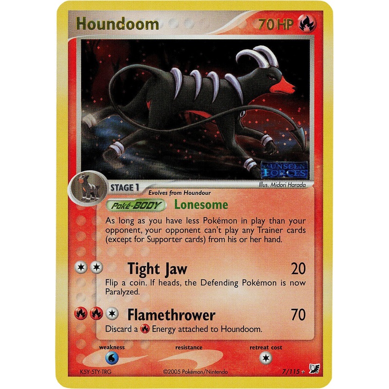 Houndoom (7/115) (Stamped) [EX: Unseen Forces]