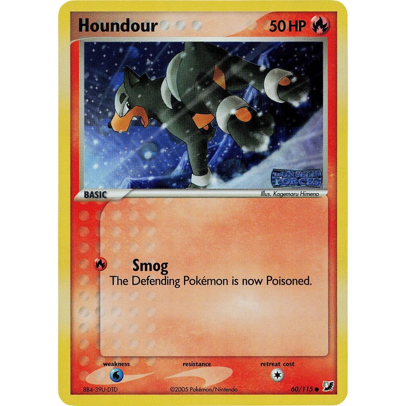 Houndour (60/115) (Stamped) [EX: Unseen Forces]
