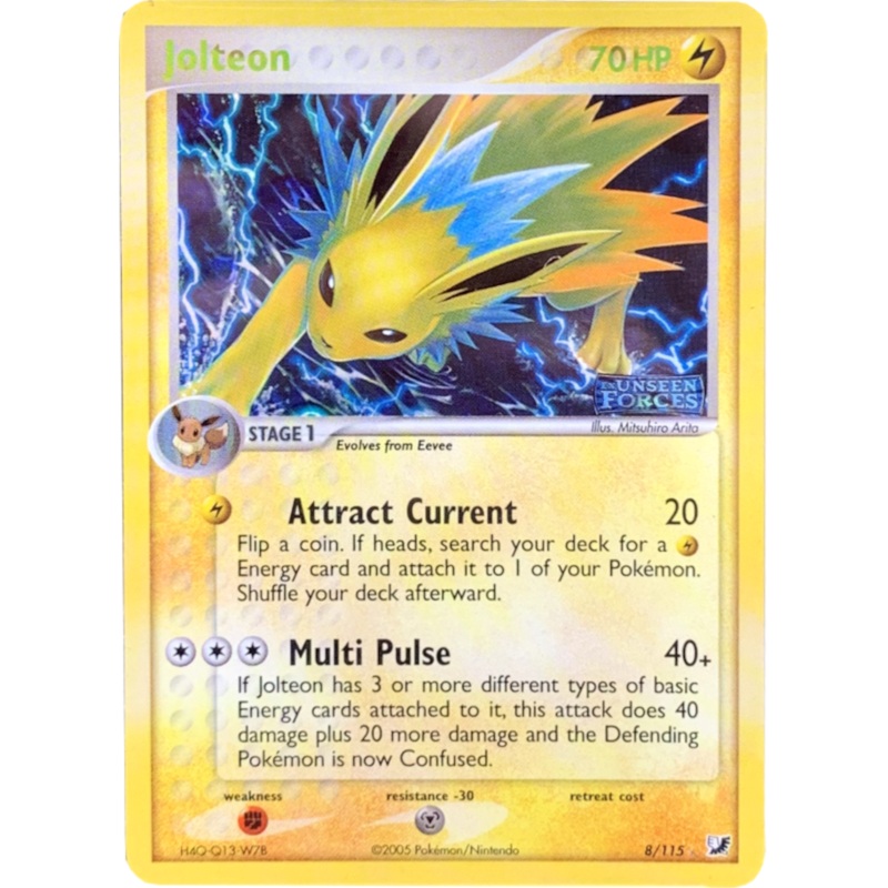 Jolteon (8/115) (Stamped) [EX: Unseen Forces]