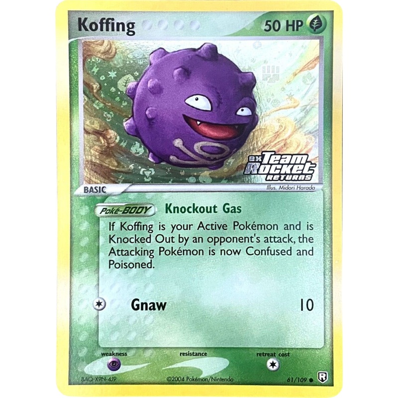 Koffing (61/109) (Stamped) [EX: Team Rocket Returns]