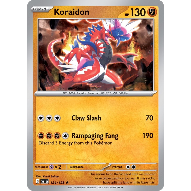 Koraidon (124/198) (Theme Deck Exclusive) [Scarlet & Violet: Black Star Promos]