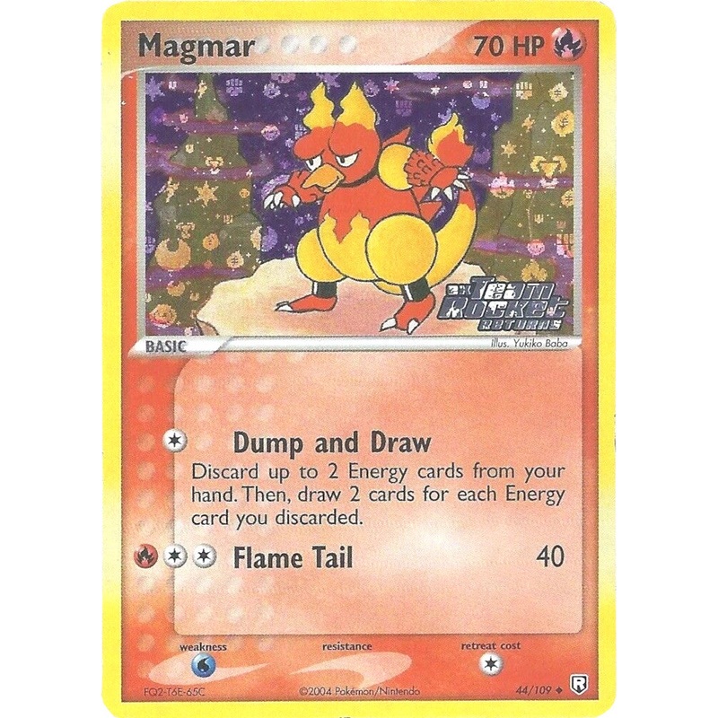 Magmar (44/109) (Stamped) [EX: Team Rocket Returns]