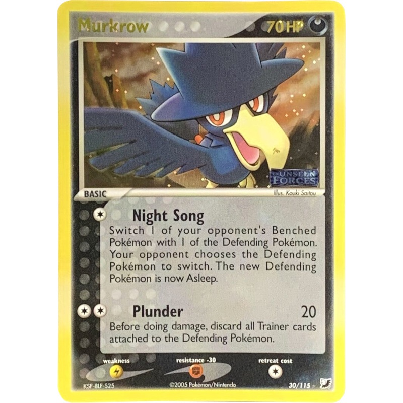 Murkrow (30/115) (Stamped) [EX: Unseen Forces]