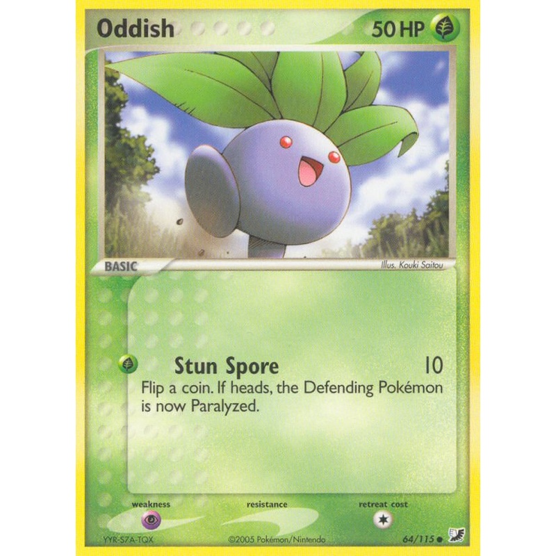 Oddish (64/115) [EX: Unseen Forces]